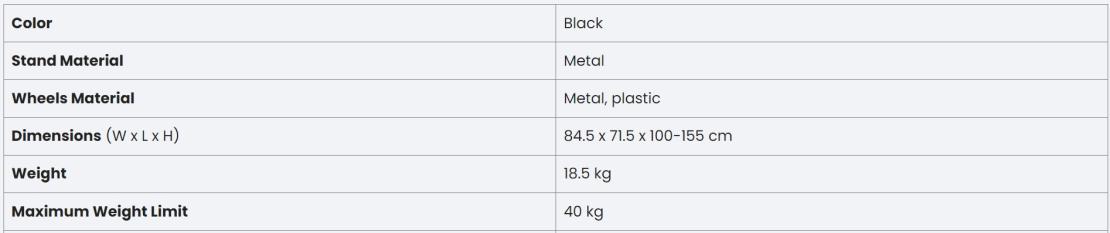 Dual stand specs voordelen Rood Lichttherapie